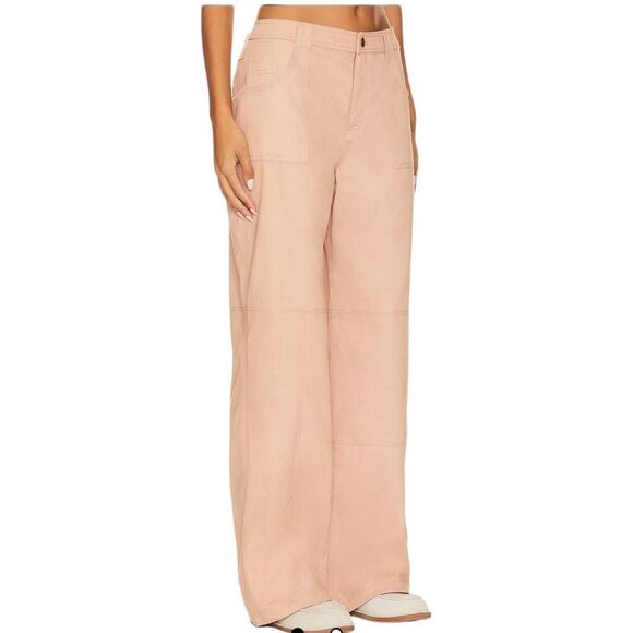 LPA Revolve Livia Workwear Pant in Dusty Rose Womens Size XS New With Tags - Picture 1 of 12